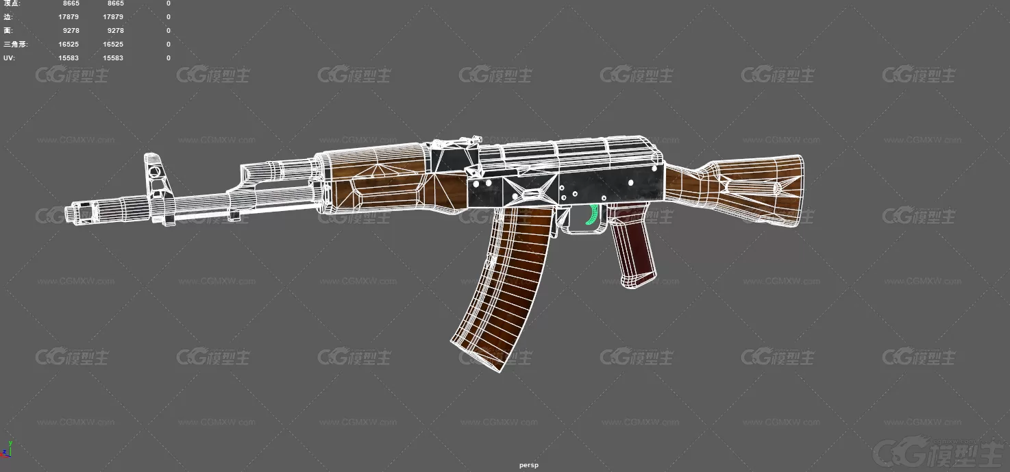 突击步枪 AK47 枪械 冲锋枪 自动枪 武器 步枪 军用武器 AK-74M突击步枪 苏联步枪-10