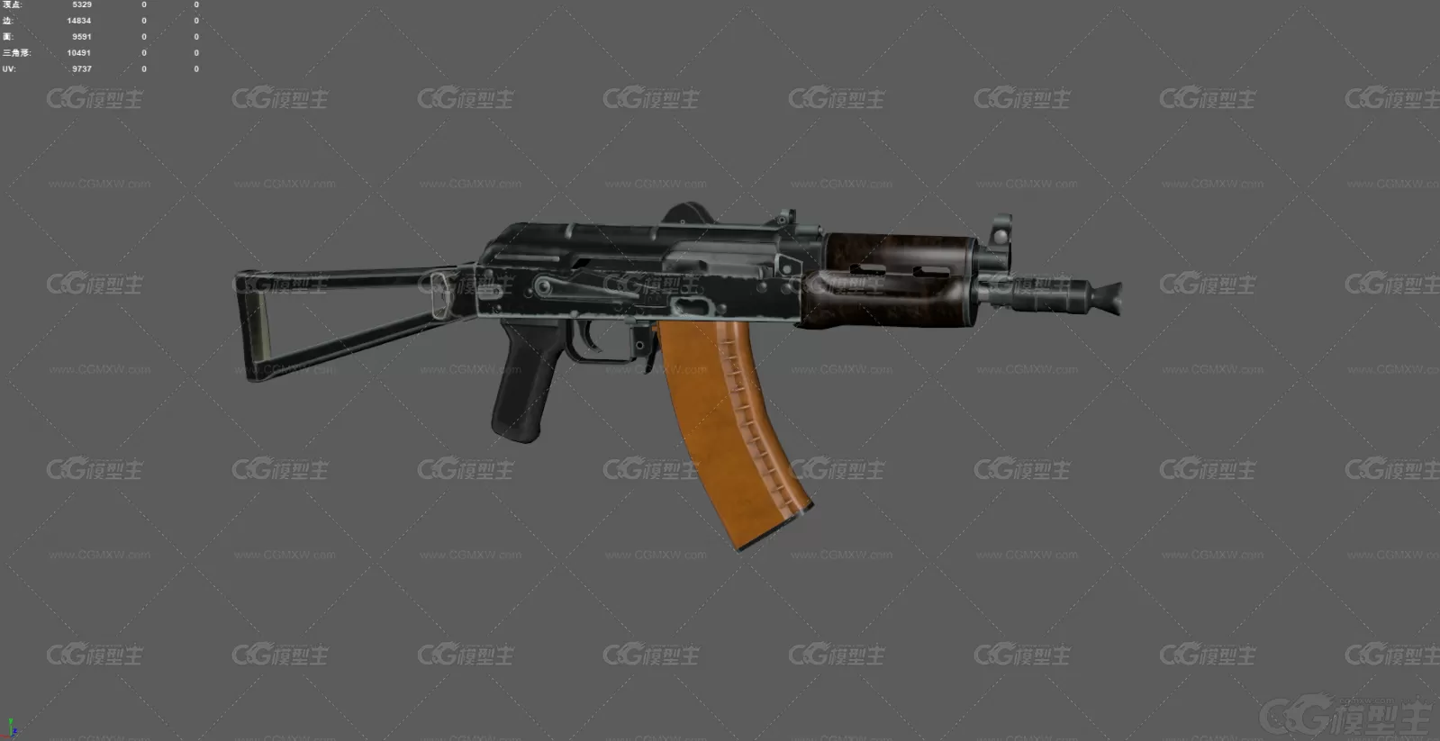 步枪 AK74U 武器 枪械 军用武器 突击步枪 冲锋枪 AK74U突击步枪 苏联武器-2