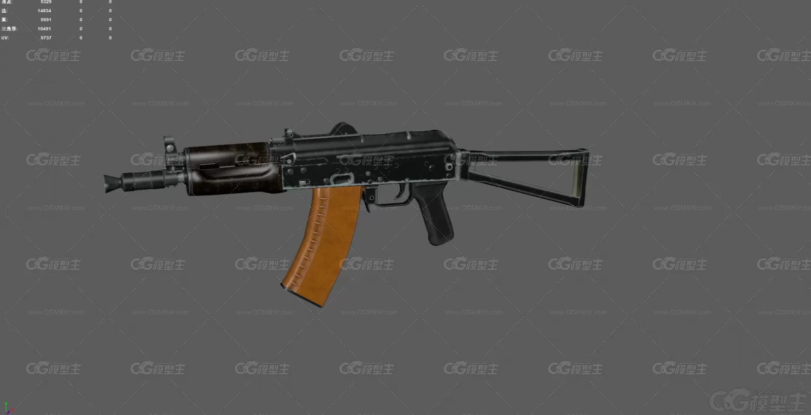 步枪 AK74U 武器 枪械 军用武器 突击步枪 冲锋枪 AK74U突击步枪 苏联武器-3