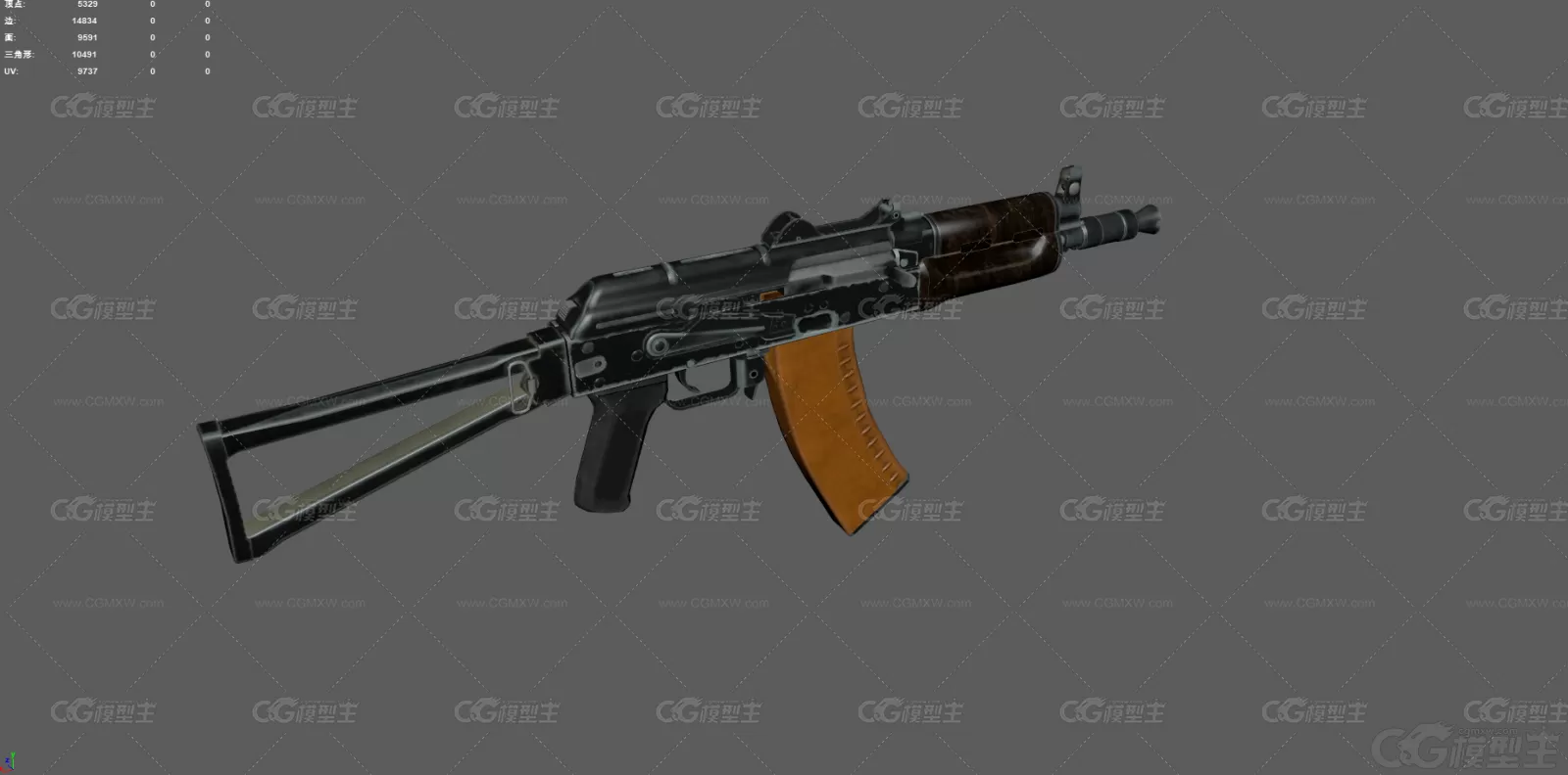 步枪 AK74U 武器 枪械 军用武器 突击步枪 冲锋枪 AK74U突击步枪 苏联武器-4