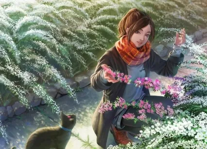 P站画师《生ごミカン》风格唯美神仙质感美女画集