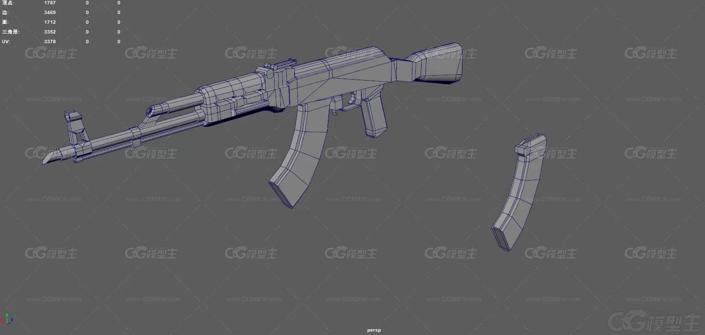 突击步枪 AK47 枪械 冲锋枪 自动枪 武器 步枪 军用武器 AK-74M突击步枪 苏联步枪-8