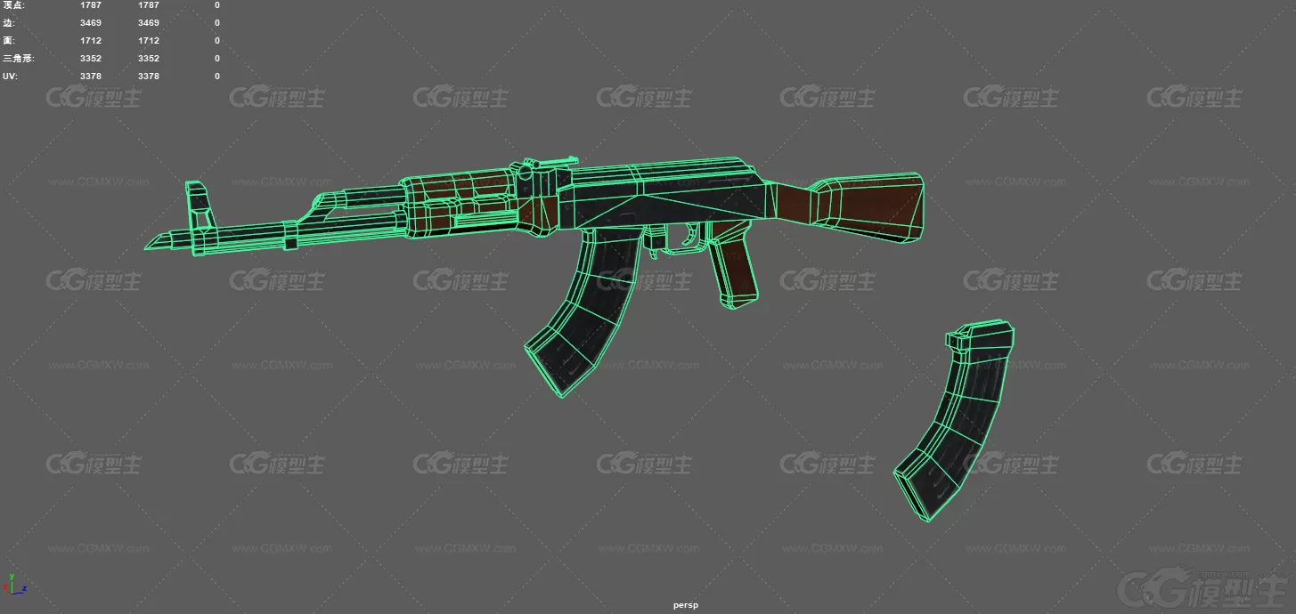 突击步枪 AK47 枪械 冲锋枪 自动枪 武器 步枪 军用武器 AK-74M突击步枪 苏联步枪-9