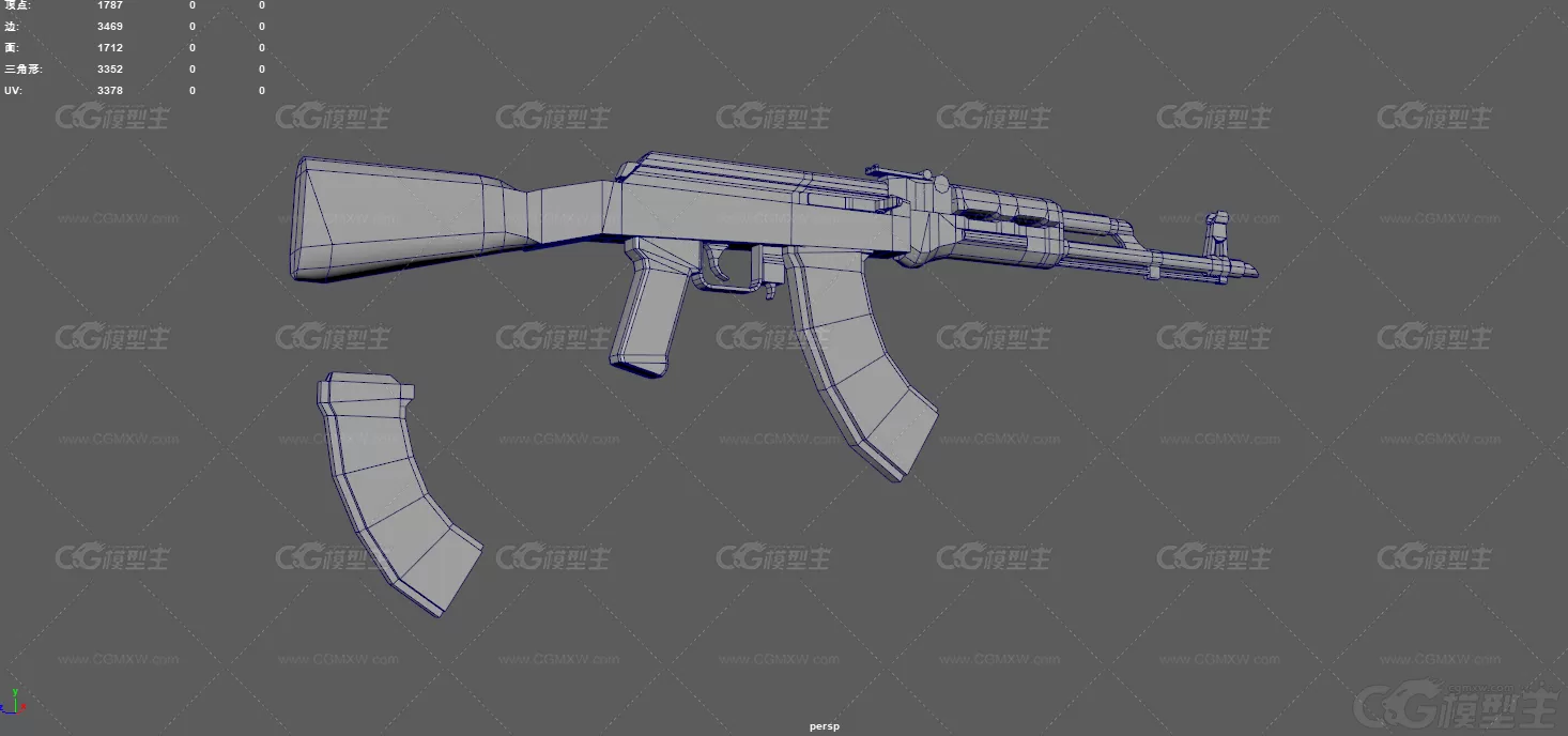 突击步枪 AK47 枪械 冲锋枪 自动枪 武器 步枪 军用武器 AK-74M突击步枪 苏联步枪-11