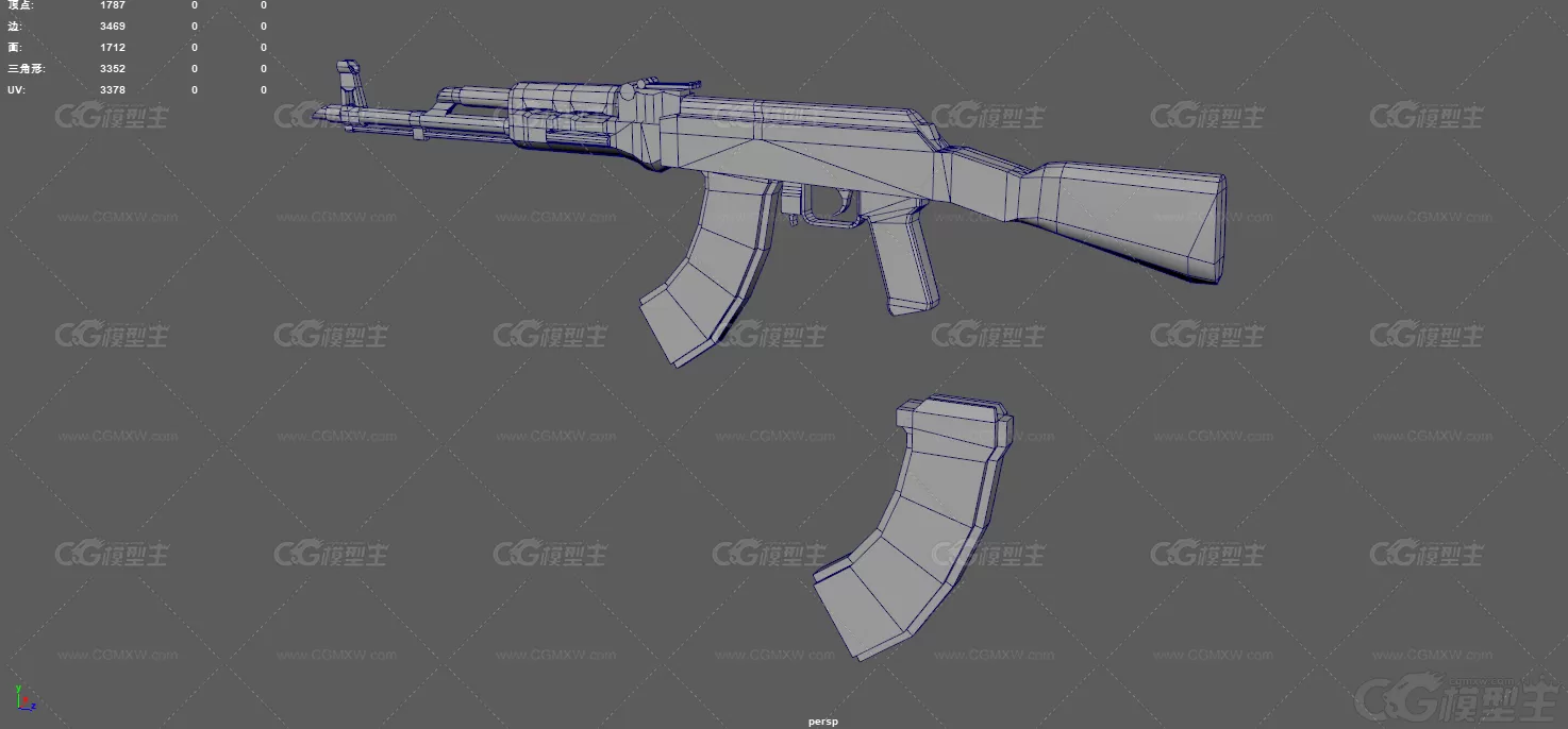 突击步枪 AK47 枪械 冲锋枪 自动枪 武器 步枪 军用武器 AK-74M突击步枪 苏联步枪-12