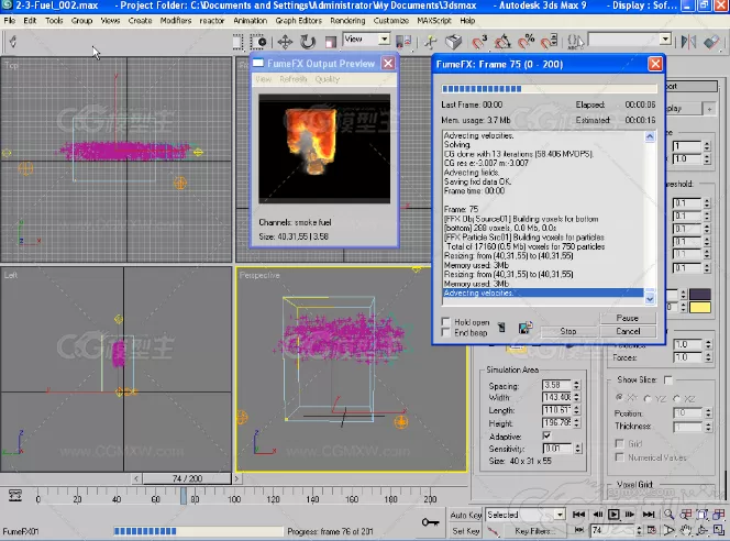 3dmax特效插件 FumeFX 模拟引擎的强大能力。-9