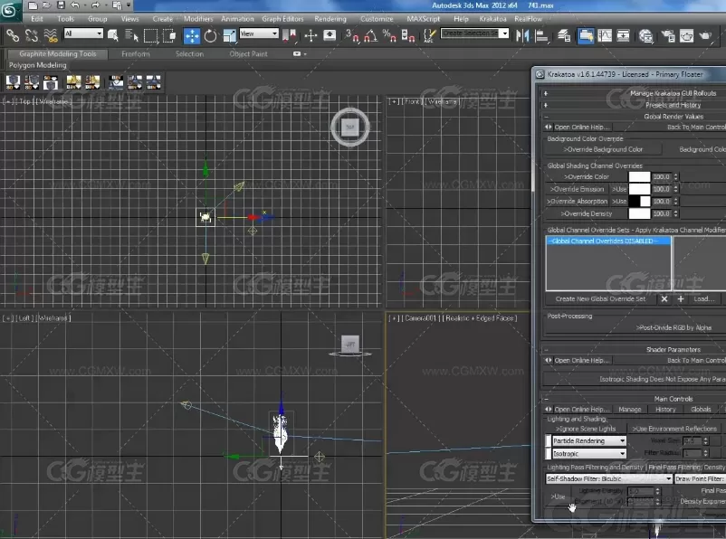 3DSMAX FumeFX ParticleFlow Krakatoa制作魔法烟雾快速教程-2