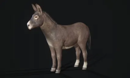 毛驴3D模型
