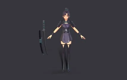 美女武士刀客