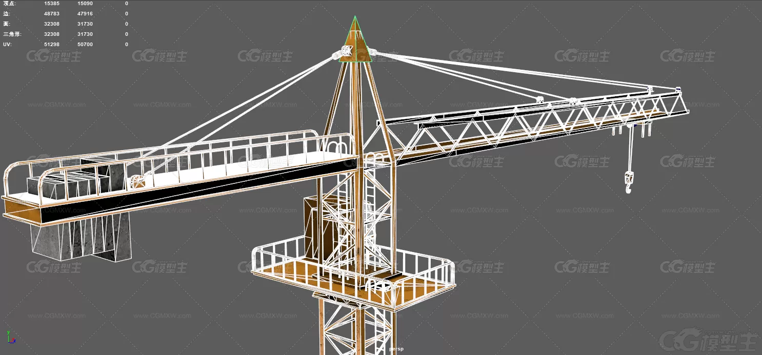 塔吊 吊机 机械设备 建筑工地 起重设备 塔式起重机 起重机 建筑工地 吊塔 悬臂起重机-13