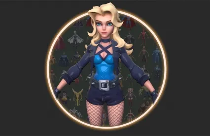 卡通Q版漫威DC英雄3D模型
