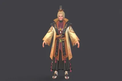 次世代游戏男人模型