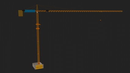 吊车 塔吊 建筑设备 高空作业起吊 塔吊施工设备 建筑工地塔吊