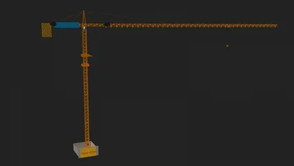 吊车 塔吊 建筑设备 高空作业起吊 塔吊施工设备 建筑工地塔吊
