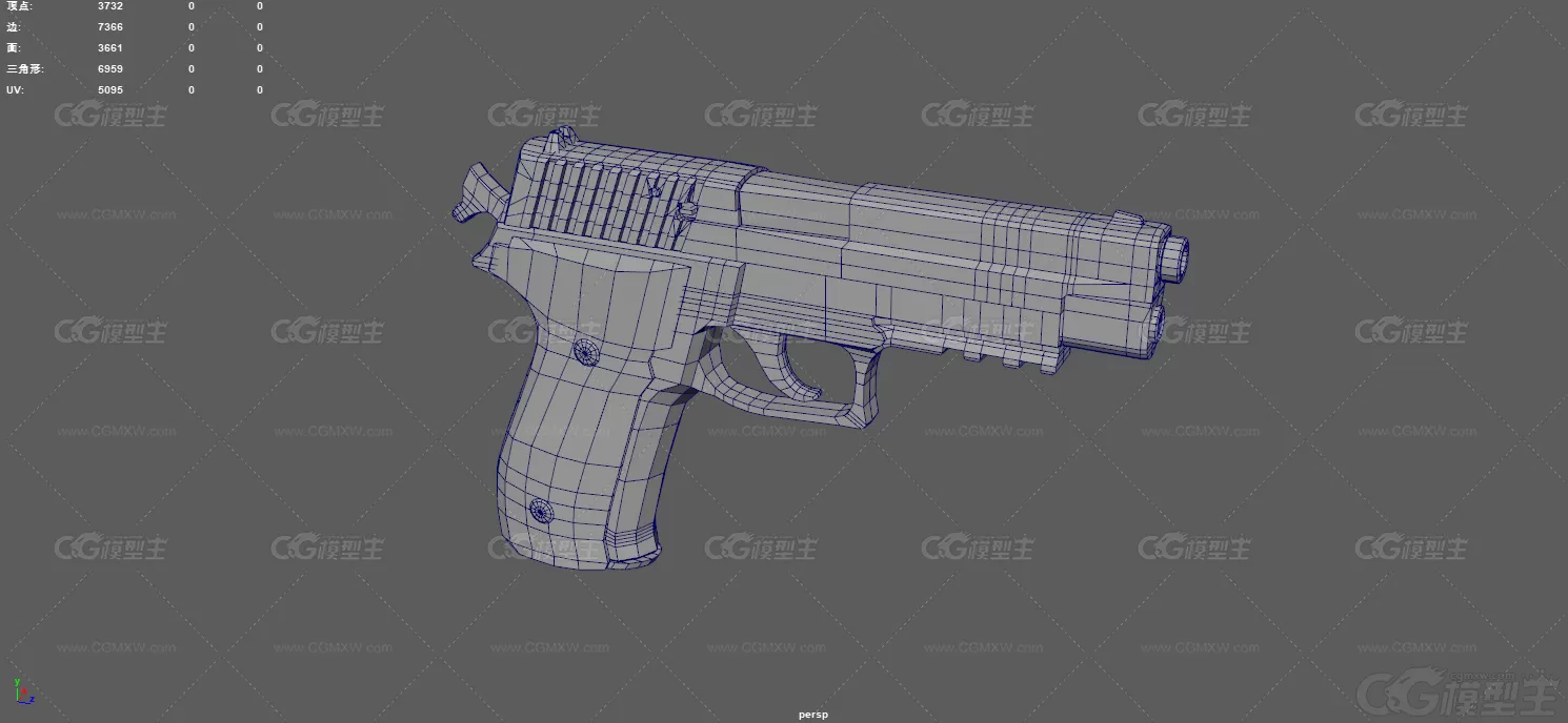 手枪 枪支 P250紧凑型手枪 军事枪械 武器 战争武器 半自动手枪 枪械手枪 特种部队手枪-7