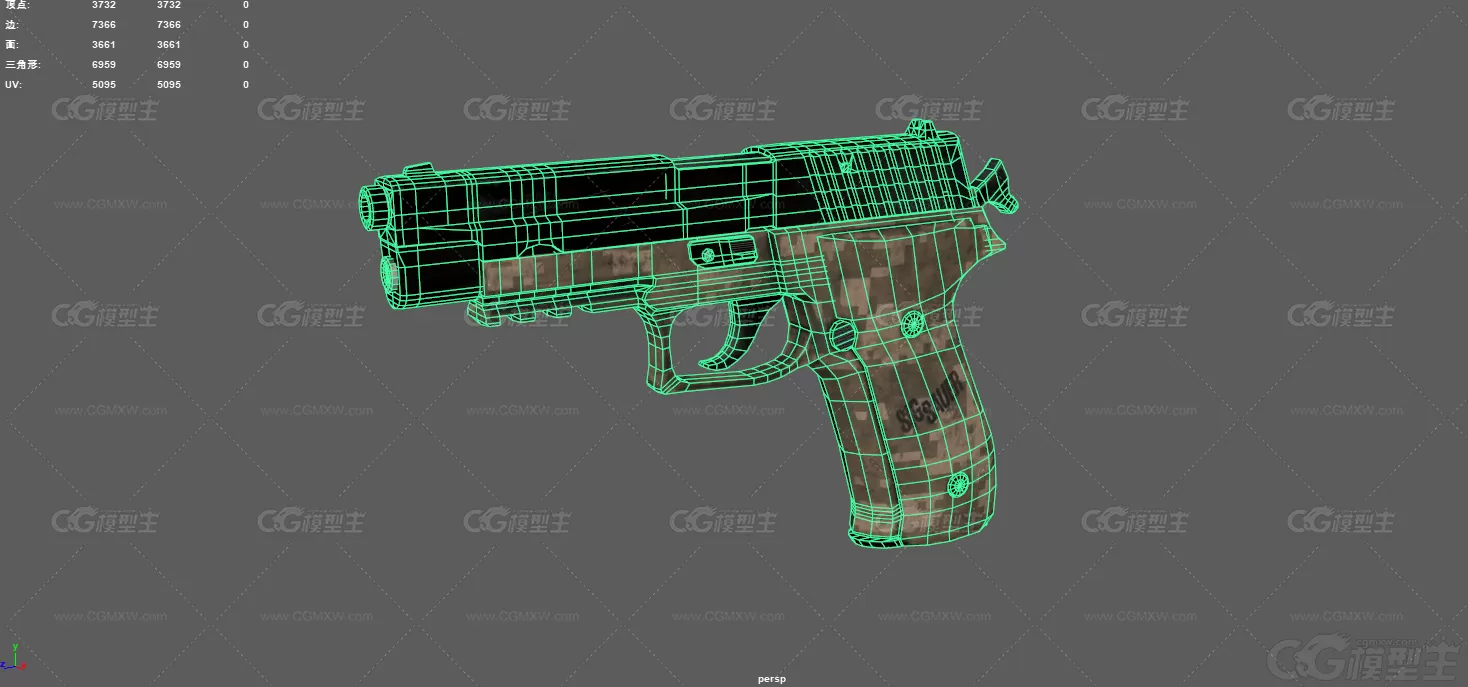 手枪 枪支 P250紧凑型手枪 军事枪械 武器 战争武器 半自动手枪 枪械手枪 特种部队手枪-11