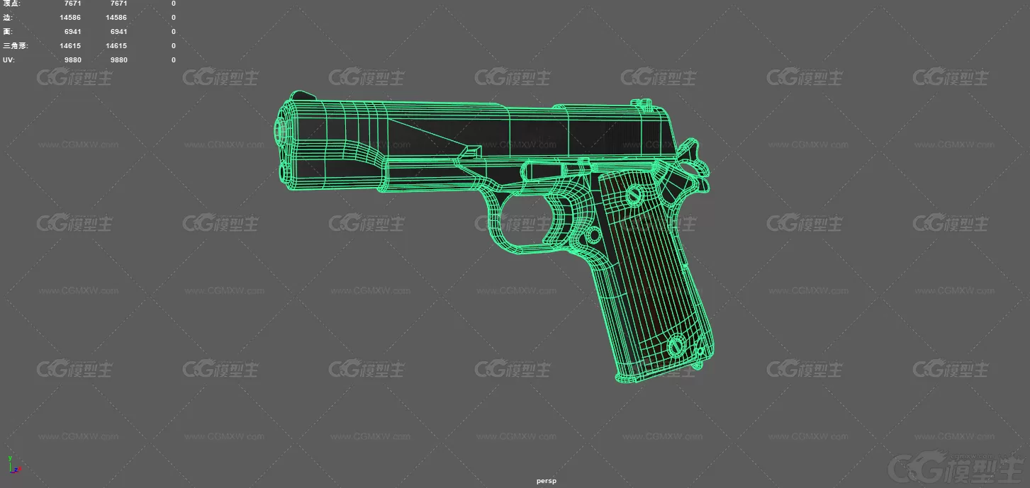 半自动手枪 伯莱塔M9手枪 战术手枪 柯尔特m1911 M1911手枪 手枪 武器 枪-7