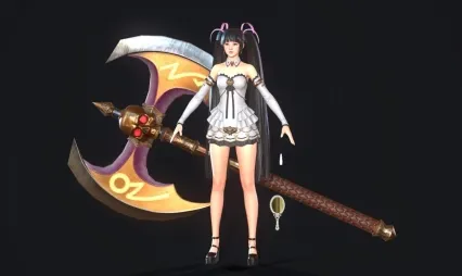 重斧女战士