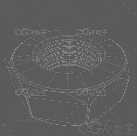 螺母，螺帽，螺丝3D模型-4