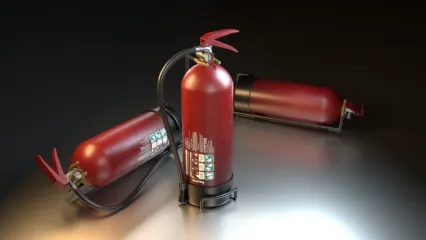 灭火器3D模型