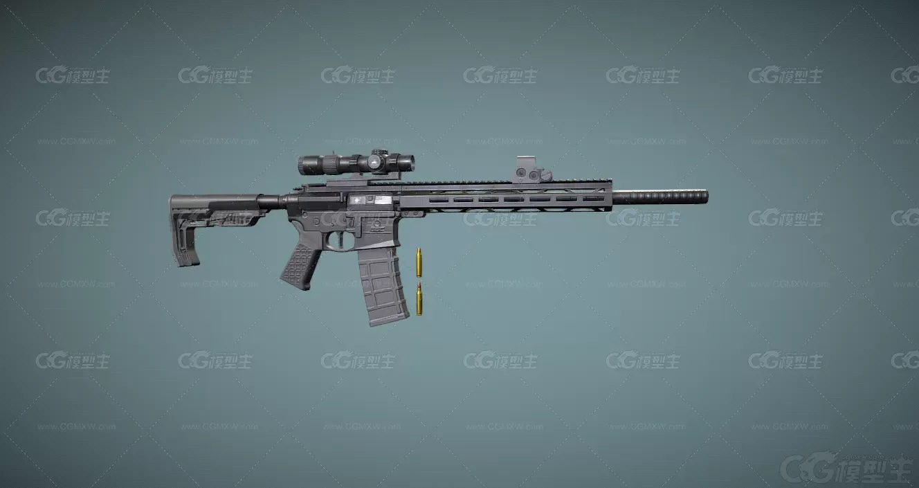 卡宾枪 ar15 军事装备 武器 枪 现代兵器 ar15突击步枪 冲锋枪 M4突击步枪 军用武器-1