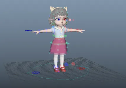 Lindsey小女孩模型