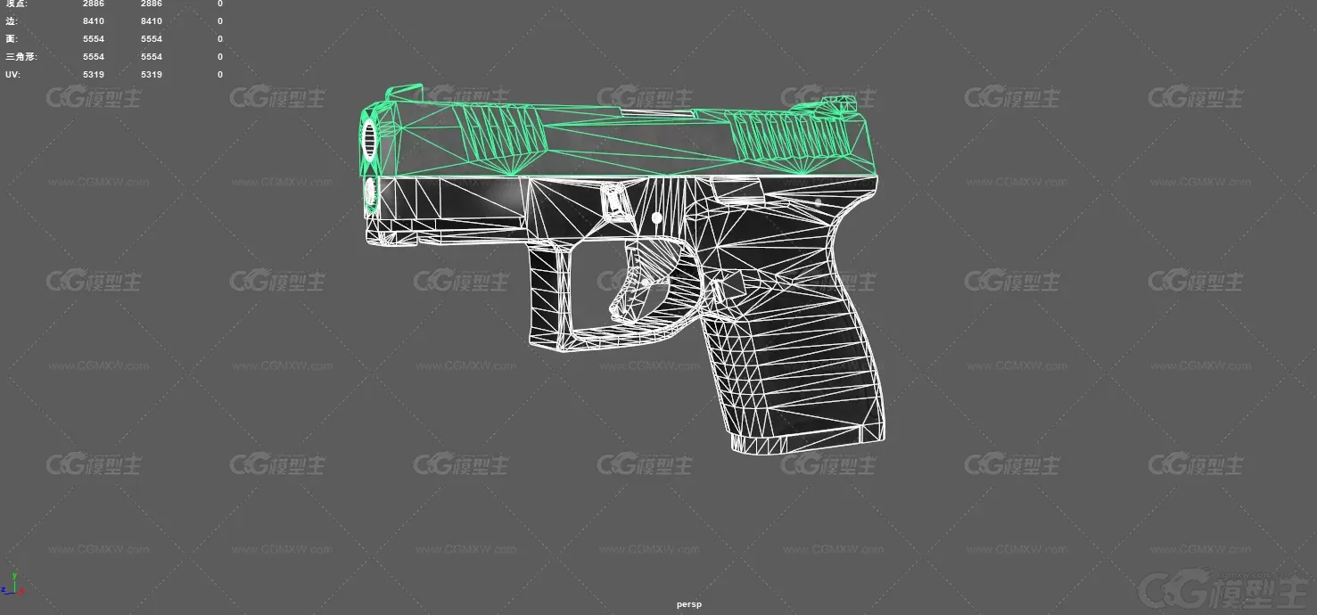 手枪 G18手枪 格洛克手枪 18型全自动手枪 冲锋手枪 枪械 武器 自动手枪 紧凑型手枪-10