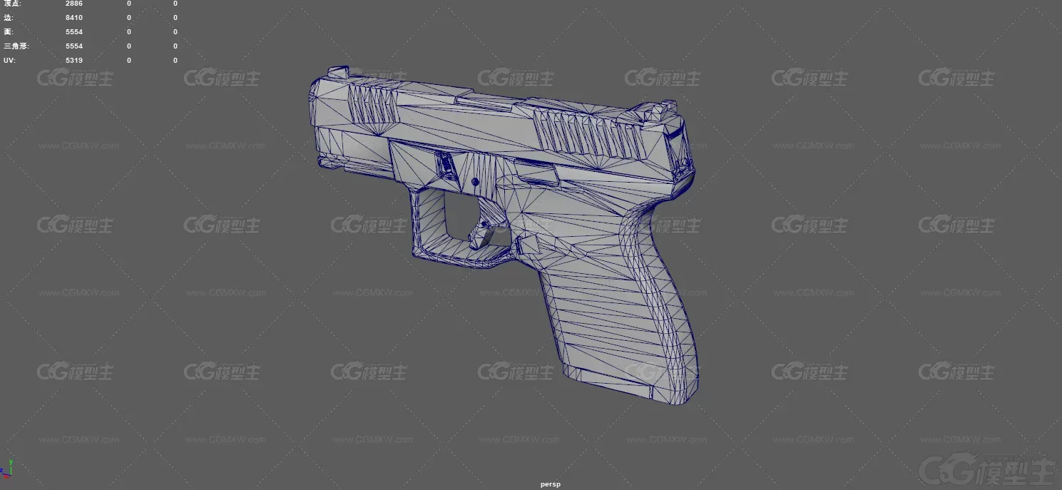 手枪 G18手枪 格洛克手枪 18型全自动手枪 冲锋手枪 枪械 武器 自动手枪 紧凑型手枪-11