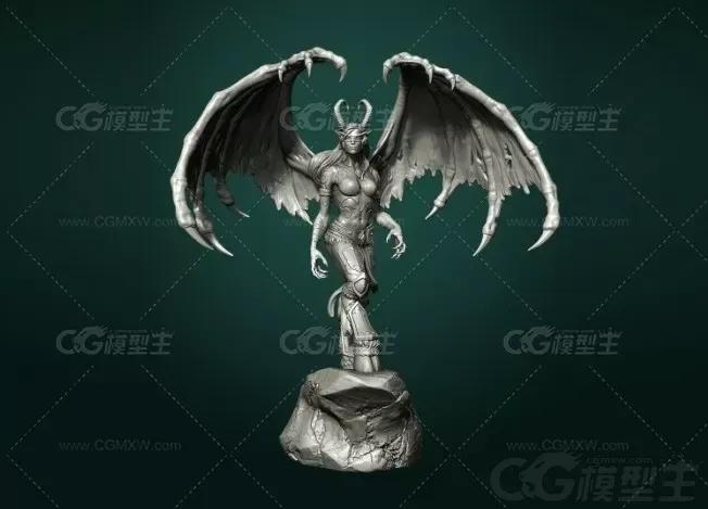 魔兽世界恶魔猎人3D打印模型-4