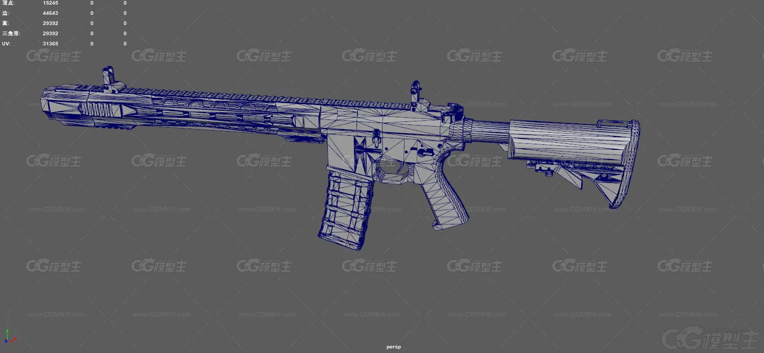 AR15自动步枪 突击步枪 战术版步枪 M4卡宾枪 柯尔特卡宾步枪 军事枪械 自动步枪 美...-9