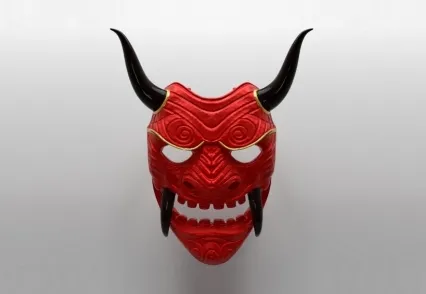 武士面具3D打印模型
