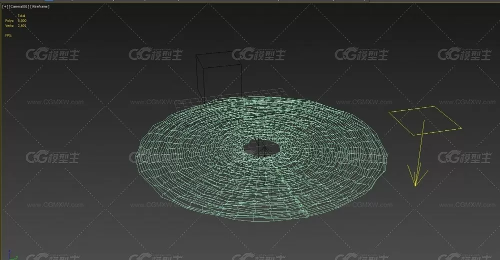 3dmax特效模型 卡通水波特效水滴落效果 游戏素材资源带源文件-3