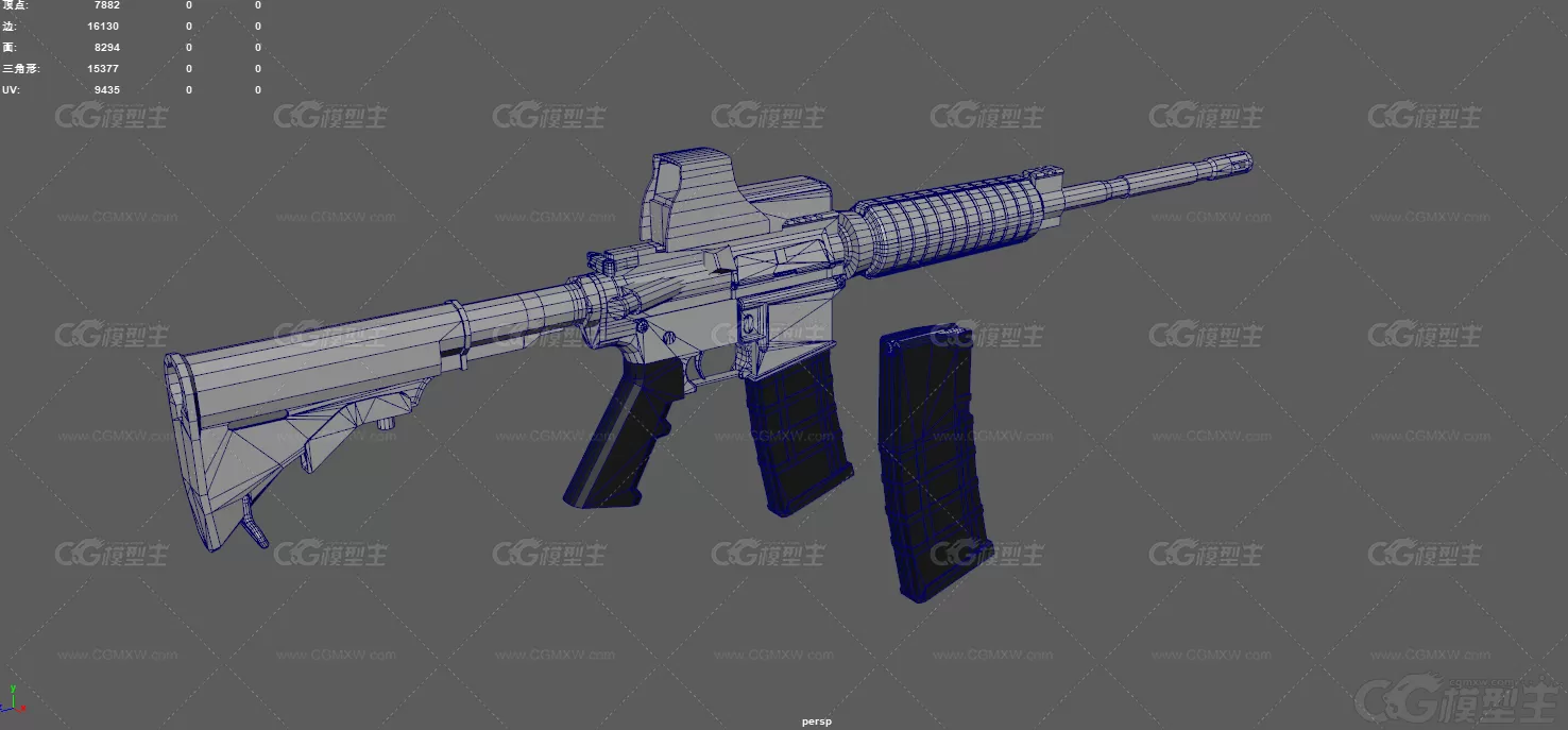 m4卡宾枪 M4A1突击步枪 军事枪械 自动步枪 枪械 步枪 枪械 武器-8