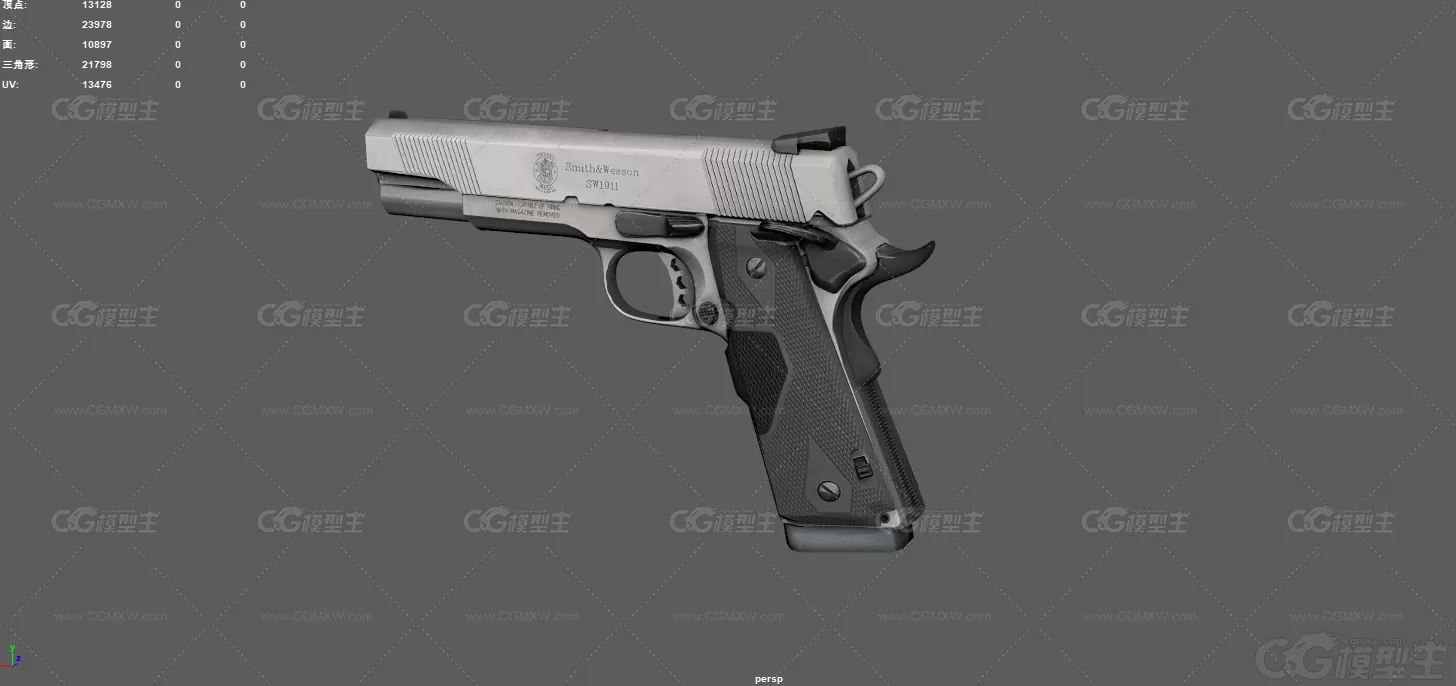 m1911手枪 点45手枪 半自动手枪 枪械 枪支 武器 柯尔特手枪 手枪 制式手枪 军事军用枪-4