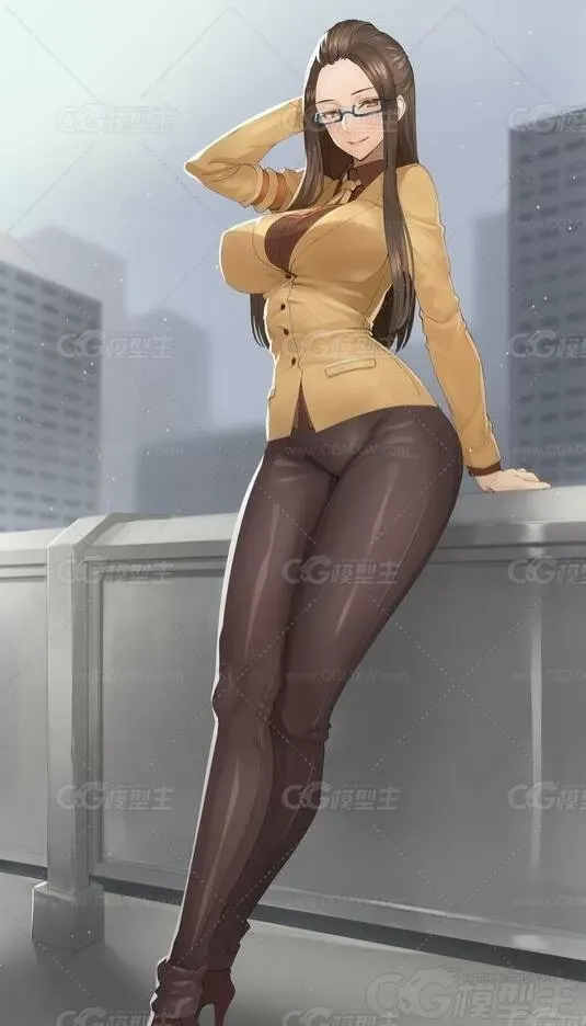 P站画师damegane透明精致的二次元美图-5