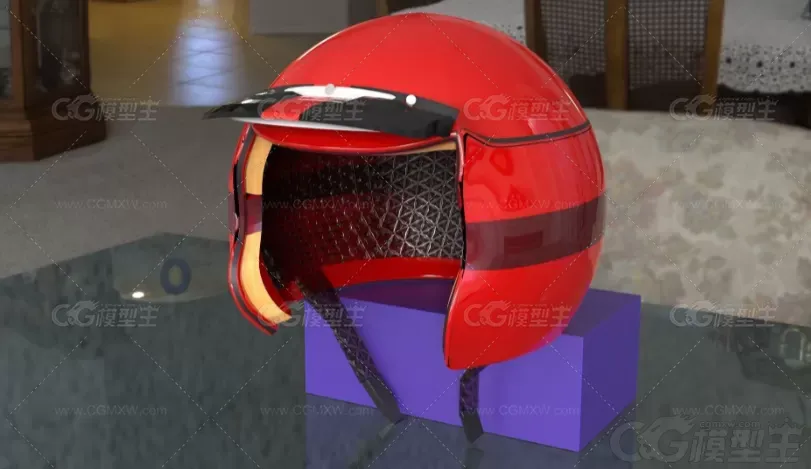 头盔3D模型-1