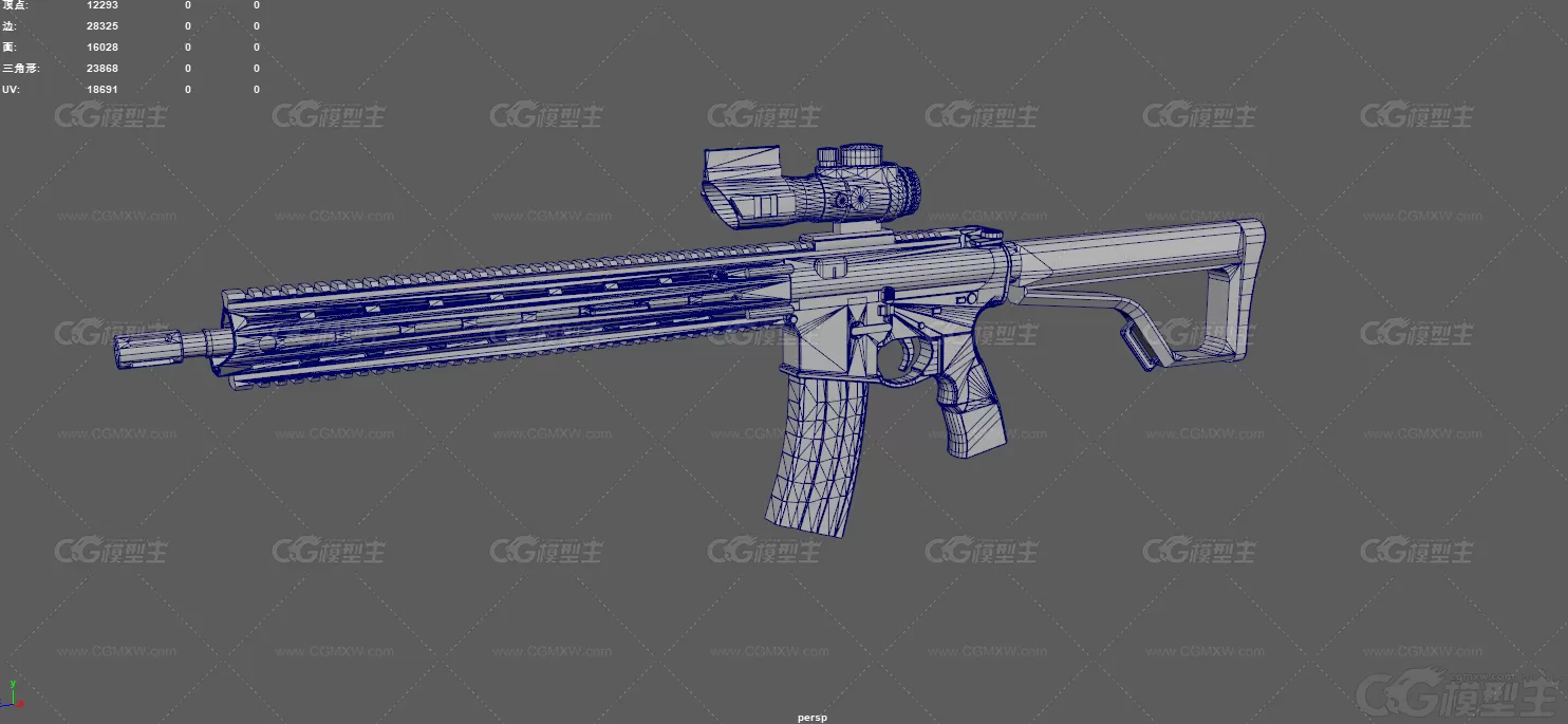 AR15突击步枪 冲击枪 军事装备 武器 现代兵器 枪 卡宾枪 步枪 美式装备 军用步枪-8