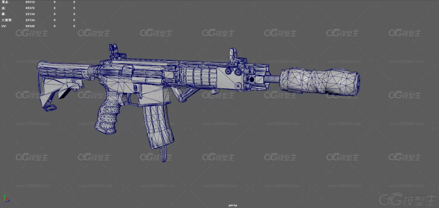 m416突击步枪 游戏枪械 步枪 德国步枪 枪械武器 卡宾枪 涂装步枪 军用武器 枪-11