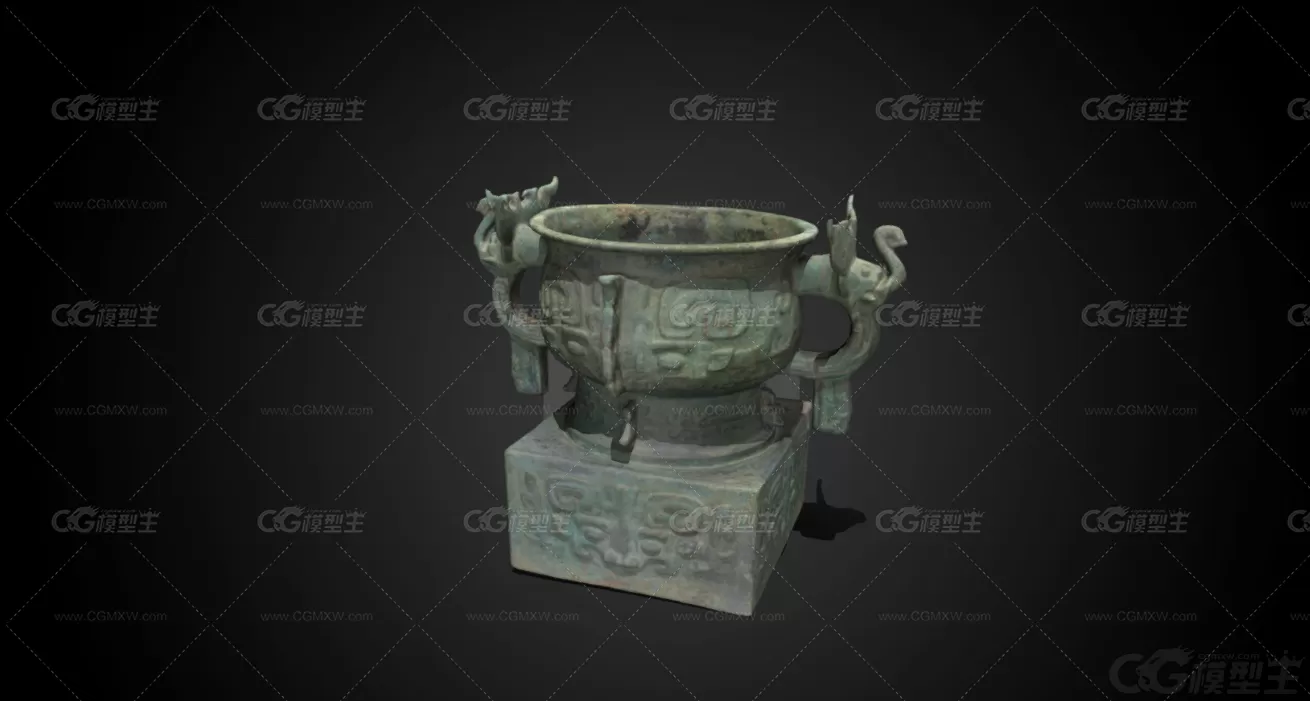 青铜鼎 文物原件 青铜器 鼎 古董 珍贵文物 古代文物 陪葬品 祭祀器皿 鼎炉 商周青铜器-1