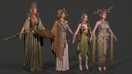 森林部落女NPC