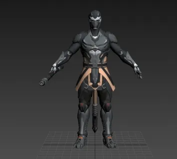 暗黑悟空 高模机械悟空3Dmax带蒙皮