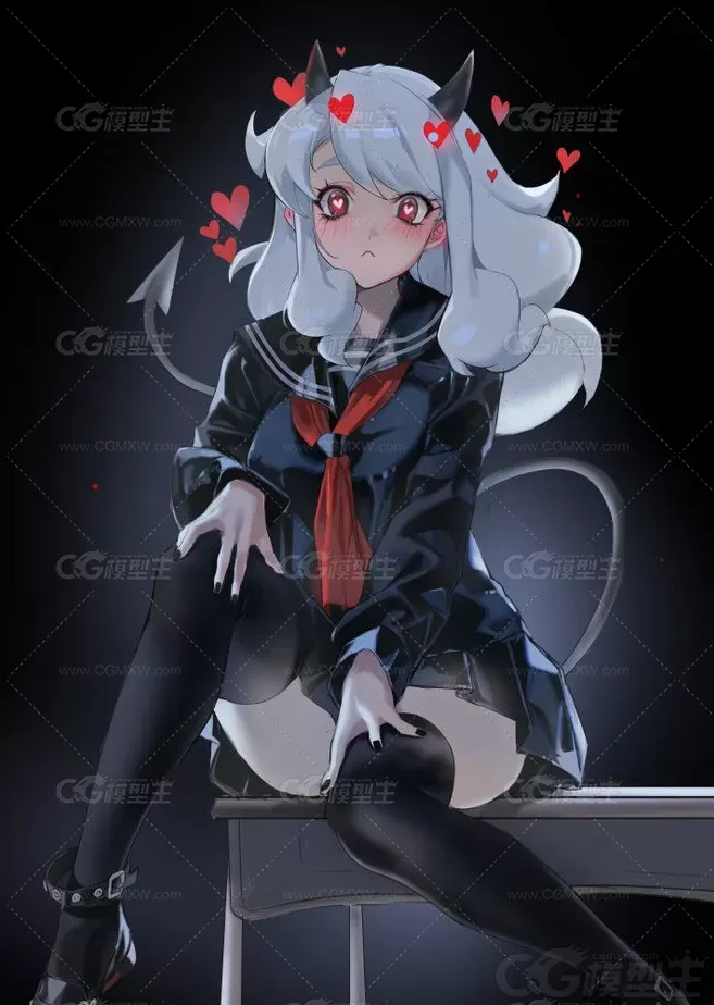 P站画师《milin》非常精致的美图萌娘-2