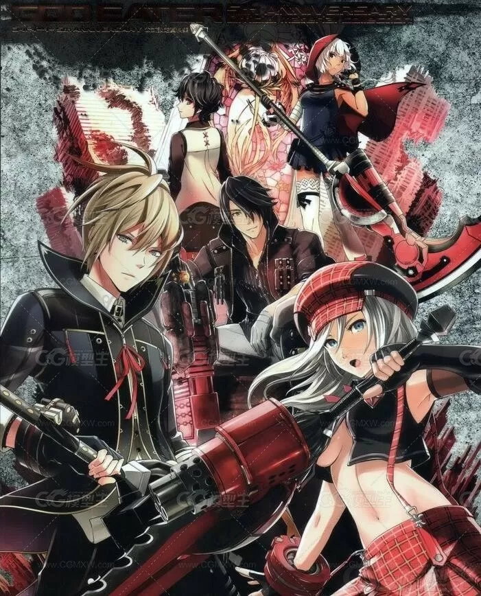 游戏《噬神者(God Eater)》的五周年纪念设定集410P-3