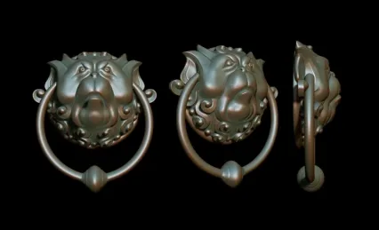 门环，兽环3D打印模型