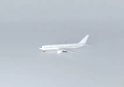 波音飞机3d模型