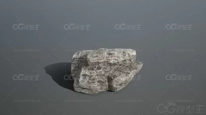 岩石，石头3d模型-2
