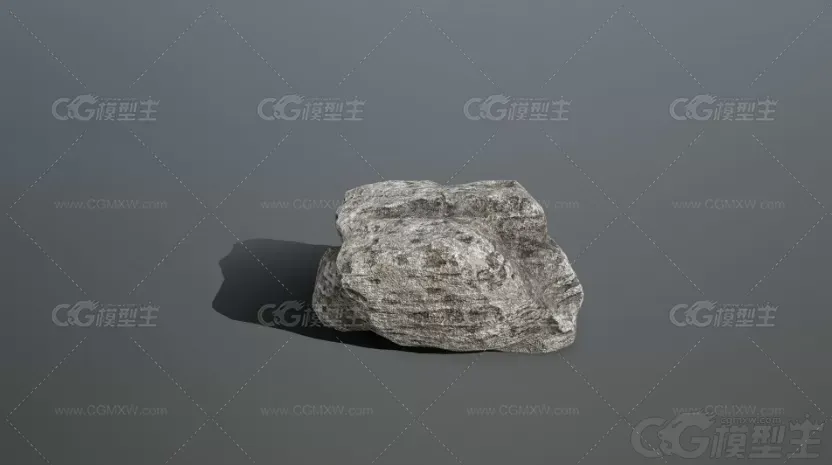 岩石，石头3d模型-4