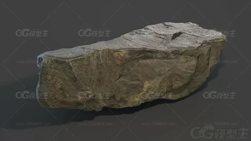 pbr次世代材质石头，岩石3D模型-7