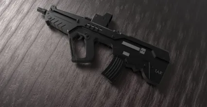 科幻风格武器，枪3d模型
