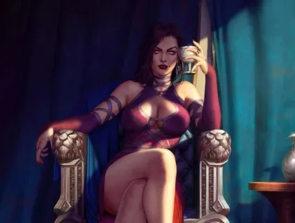 20年1月P站画师krysdecker性感美女CG插画